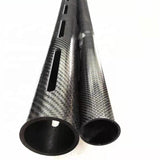 Custom OD57.15*55mm 3k Carbon Fiber Tubes for Fishing Poles, Cnc Drilling Cuttings Carbon Fiber Poles Drone