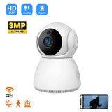 3MP 300W V380 Pro Smart Baby Monitor Wifi Network Two-Way Radio System Voice Alarm Image Push Digital Drone Security Camera Drone