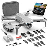 Drone with Camera for Adults Beginner 4K,52-Min Max Flight Time,10000 Feet Grey Drone