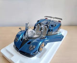 DIECAST 1:18 LCD Pagani Zonda HP Barchetta BLUE CARBON autoart huayra bc r evo Parts