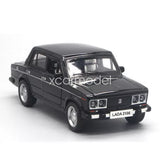1:32 VAZ Lada 2106 Sedan Diecast Model Car Toy Cars Kids Toys for Boys Black Parts