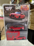 BMW M3 COMPETITION TOURING G81 TORONTO RED METALLIC 1/64 DIECAST CAR MINI GT 700 Toy