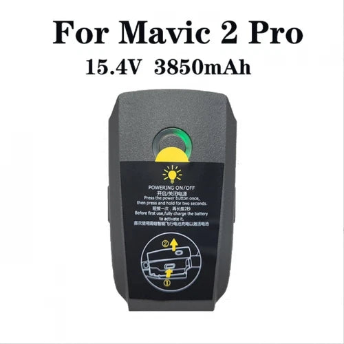 Intelligent flight battery 15.4V 3850mAh for drone, dark gray with status indicator