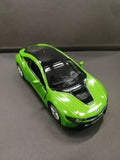 BMW i8 Green Kinsmart Toy Model 1/36 Scale Diecast Car Present Open Doors New Toy
