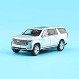 BN Masdi 1:64 Silver Suburban Full Size SUV Sports Model Diecast Metal Car Toy
