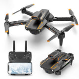 S91 New Foldable FPV Aircraft Drone LED Lights 4K High Definition Aerial Shot Obstacle Avoidance Four Axis Remote Plastic Drone