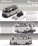 Mortal 1/64 VW T3 Multivan Car model Alloy Diecast Display Ornaments Boys Gifts Toy