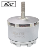 MIAT brushless RC motor with top shaft and 4219 485kv label