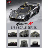 LCD 1:64 Pagani Huayra R #1 Black Carbon Diecast Model Car Parts