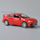 Welly 1:36 Scale Diecast Model Car Toy Mitsubishi Lancer Evolution X Replica Toy