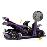 1:24 Koenigsegg ONE 1 Alloy Racing Car Model Diecast Metal Collection Car Model Parts