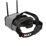 EMAX Transporter 2 FPV Goggles 4.3 Inch 5.8Ghz 40CH Focal Adjustable Demountable FPV Monitor Built-in Battery DVR for RC Drone