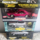 American Muscle ertl diecast metal cars 1/18th set of 4 *nib* Pensacola FL