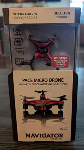 Navigator By Propel Pace Micro Drone Quadrocopter Wireless In/Outdoor NWT NEW Drone