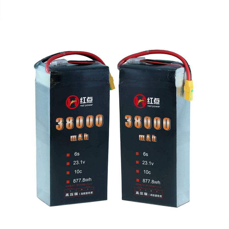 High Voltage 38Ah6S 38000mAh 23.1V Li-Po HD UAV POWER Drone Battery Fixed-Wind Vtol Multi-Rotor Manufactured High Performance Drone