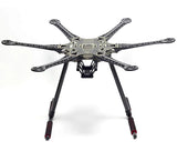 S550 Hexacopter Frame Kit 6-Axis Drone Flame with Carbon Fiber Landing Gear Drone