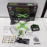 World Tech Toys Striker Glow-in-the-Dark RC Spy Drone In Box w/ Accessories Drone