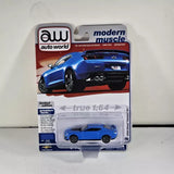 Auto World NEW 2022 Chevy Camaro ZL1 (RAPID BLUE) 1:64 Scale Diecast Car 64412B Toy