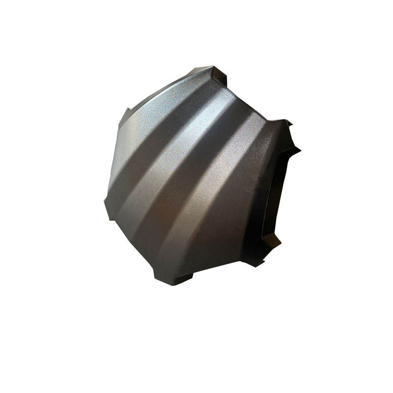 Dark gray plastic motor shell cover for drone