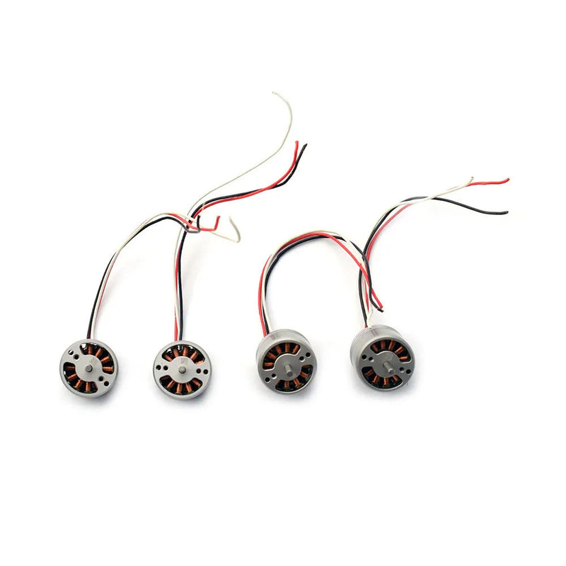 DJI Mavic Air 1 arm motor replacement set with four motors and red/black wires