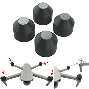 4PCS motor protective caps, black cylindrical covers for drone motors
