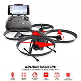 Kolibri Hellfire HD Wide-Angle Camera Drone w/ FPV App Video Stream w/ 15 Mi Drone