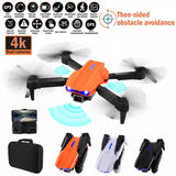 Drone with Camera 4K HD GPS Adult Beginner Fuselage Folding Quadcopter+Remote Drone