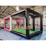Commercial Activity Air Sealed PVC Exhibition Event Drone Soccer Ball Game Inflatable Obstacle Course Avoidance Drones Arena Drone