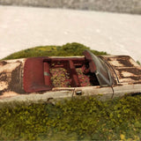 1:64 Diorama Built 1965 Chevy Impala SS Convertible Field Find Weathered/Rusty Diecast Car New Ships to you