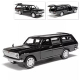 GAZ 2402 Volga Metal Model Diecast Car Scale, Collectible Toy Cars, Black, 1/36 Toy