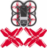 4-Blade Upgrade Propellers for DJI Avata - Red, 4 Pcs Drone