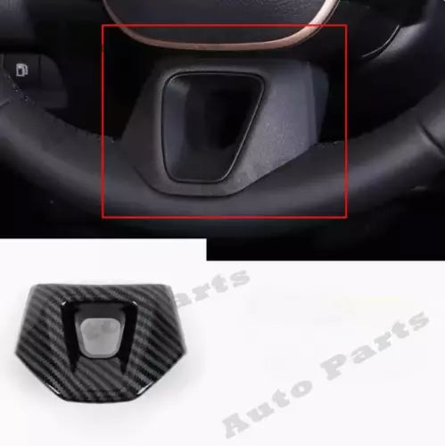 Mini van dashboard vent trim piece in dark textured finish