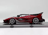 U2 1:64 Red FXXK EVO #93 Super Racing Sports Model Diecast Resin Car New Toy