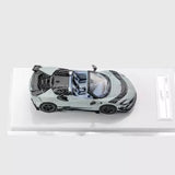 HKM 1:64 Scale Gray Mansory F9xx Convertible Sports Diecast Metal Car Model Parts
