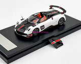 LCD 1:64 White Huayra Roadster BC #20 Sports Model Diecast Metal Car Parts