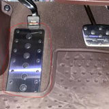 1/64 pocket diecast car base plate with circular bolts and mounting holes