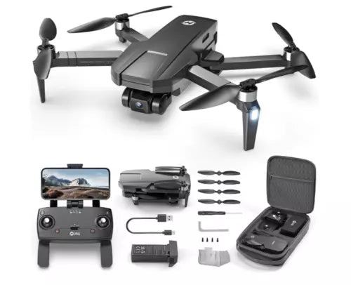 Holy Stone 3-axis gimbal GPS drone with camera and accessories