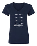 Who Are You? New Jersey Mystery Drones | Drone Flying Ladies' V-Neck Tshirt Drone