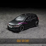 Bburago 1:64 Black 2017 Golf GTI Hatchback Sports Model Diecast Metal Car Toy