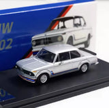 YS 1/64 Scale BMW 2002 turbo Silver Diecast Car Model Toy Collection Gift Toy