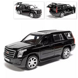 Cadillac Escalade Metal Diecast Car Scale, Collectible Toy Cars, Black, 1/36 Toy