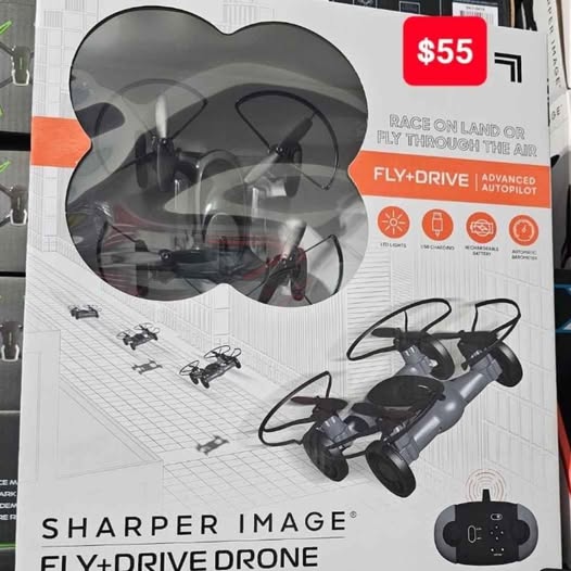 2-in-1 drone kit with foldable quadcopter and remote controller