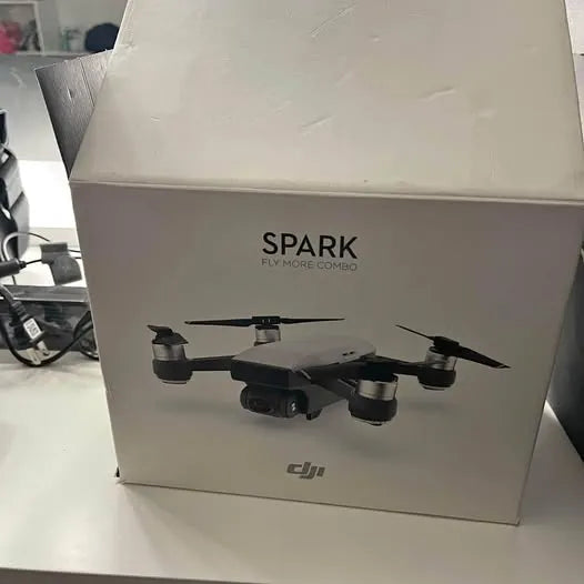 DJI SPARK drone box packaging with drone graphic