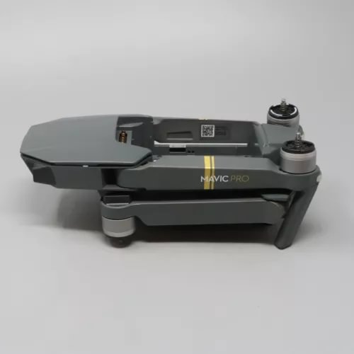 DJI Mavic Pro quadcopter drone body with front arms and dual propellers, dark gray