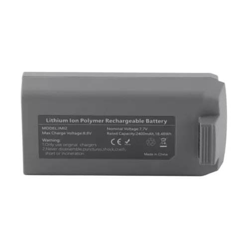 2400mAh rechargeable drone battery, lithium ion polymer, 8.91V label