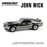 Silver chrome diecast muscle car with black side stripe and chrome wheels