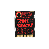 FPV video transmitter module PCB with RUSHFPV 5.8G 5W text