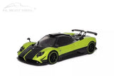 Almost real 1/18 Pagani Zonda Cinque 2009 Diecast Model Car Green/Orange Gifts Parts