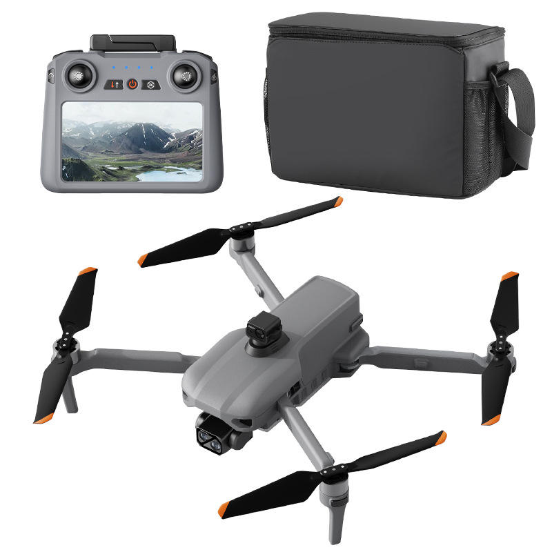 Foldable mini UAV drone with controller and carrying case