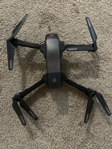 Ascend Aeronautics ASC-2500 Drone For Parts ONLY Body Motor Frame CT-6333RW Drone